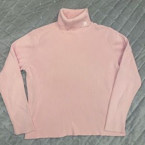 Womens polo Ralph Lauren pink turtleneck sweater